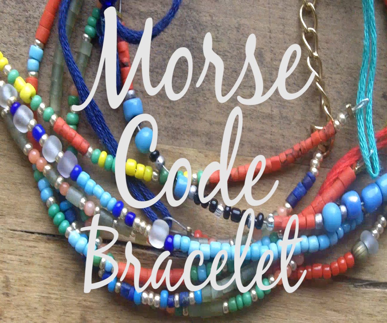Step-by-step guide for morse code bracelet DIY Project DIY project