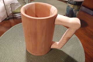 build a wooden mug from scraps 7