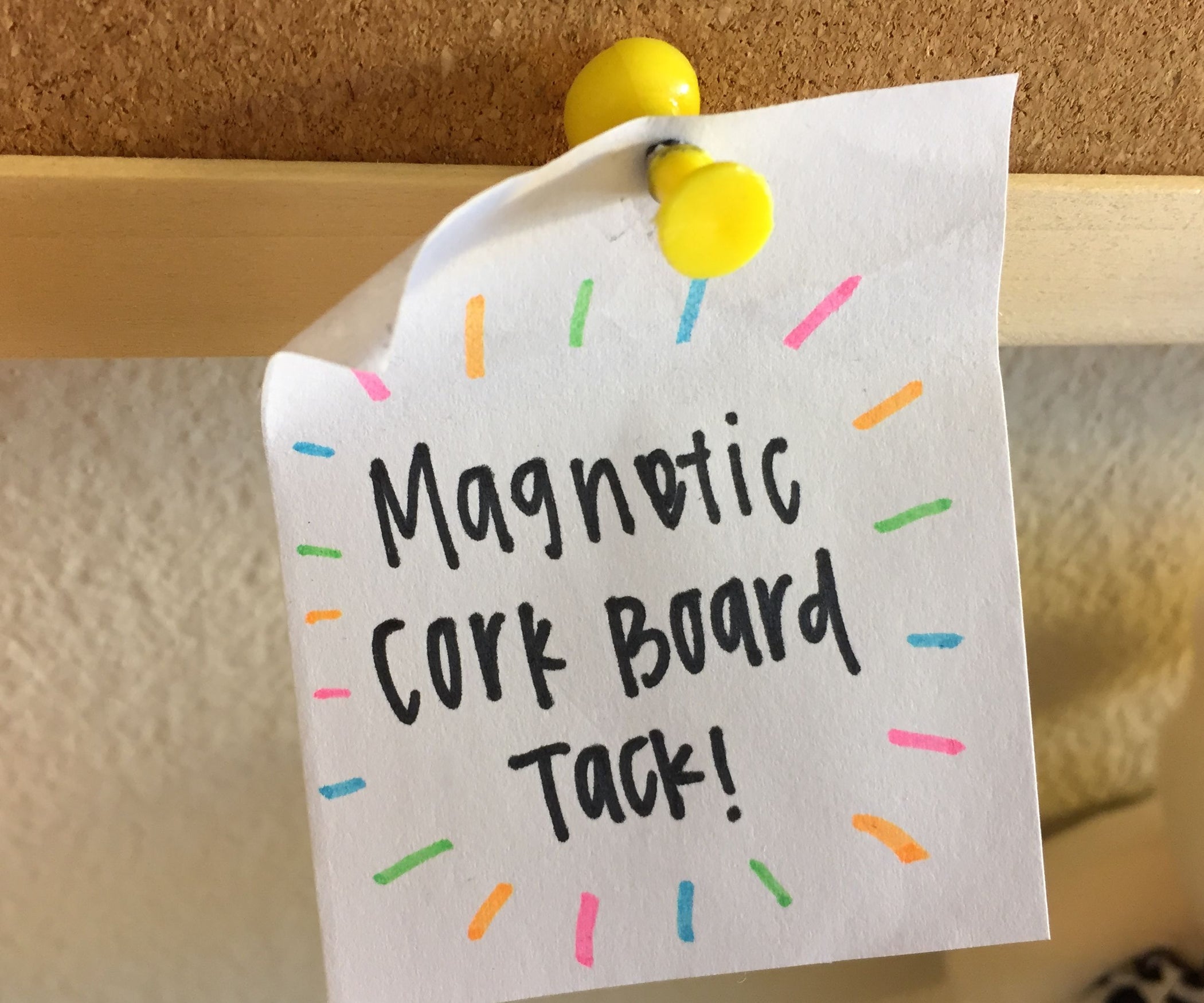 Cork Board Tack 9 Steps (with Pictures) Instructables