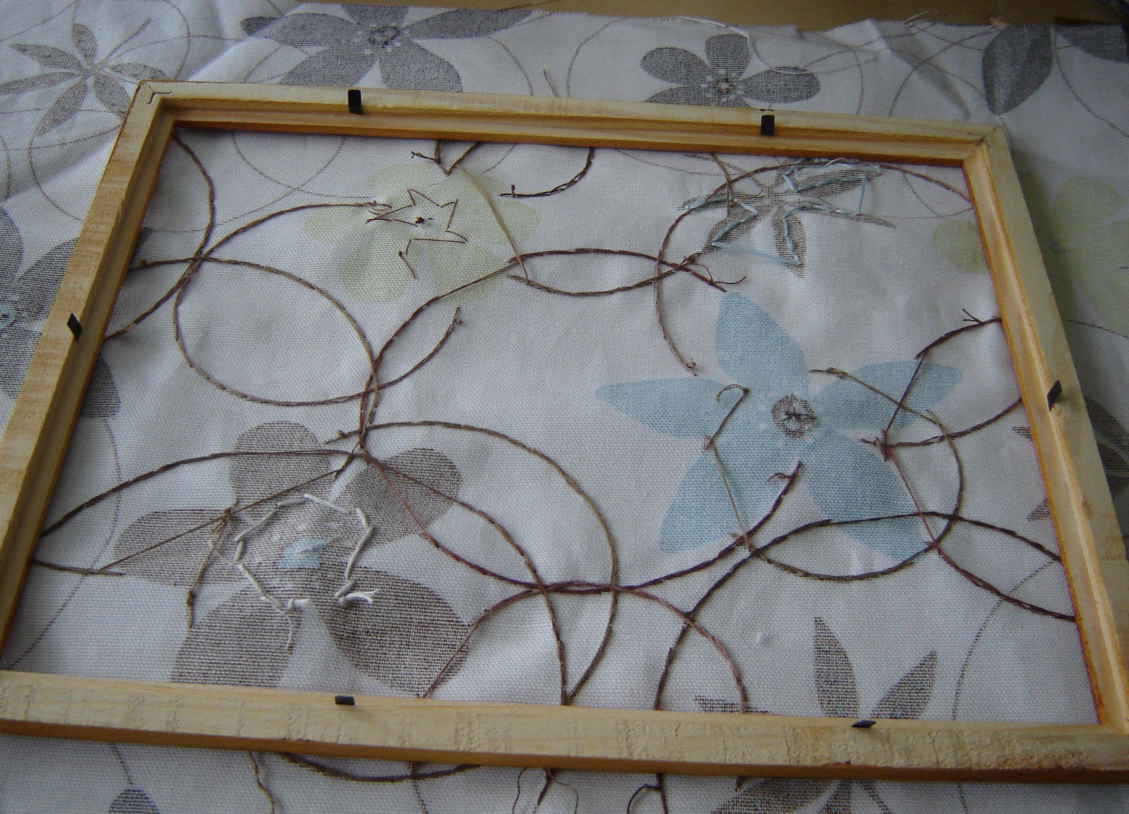 Fabric Panel Wall Art With Embellishments 8 Steps (with Pictures