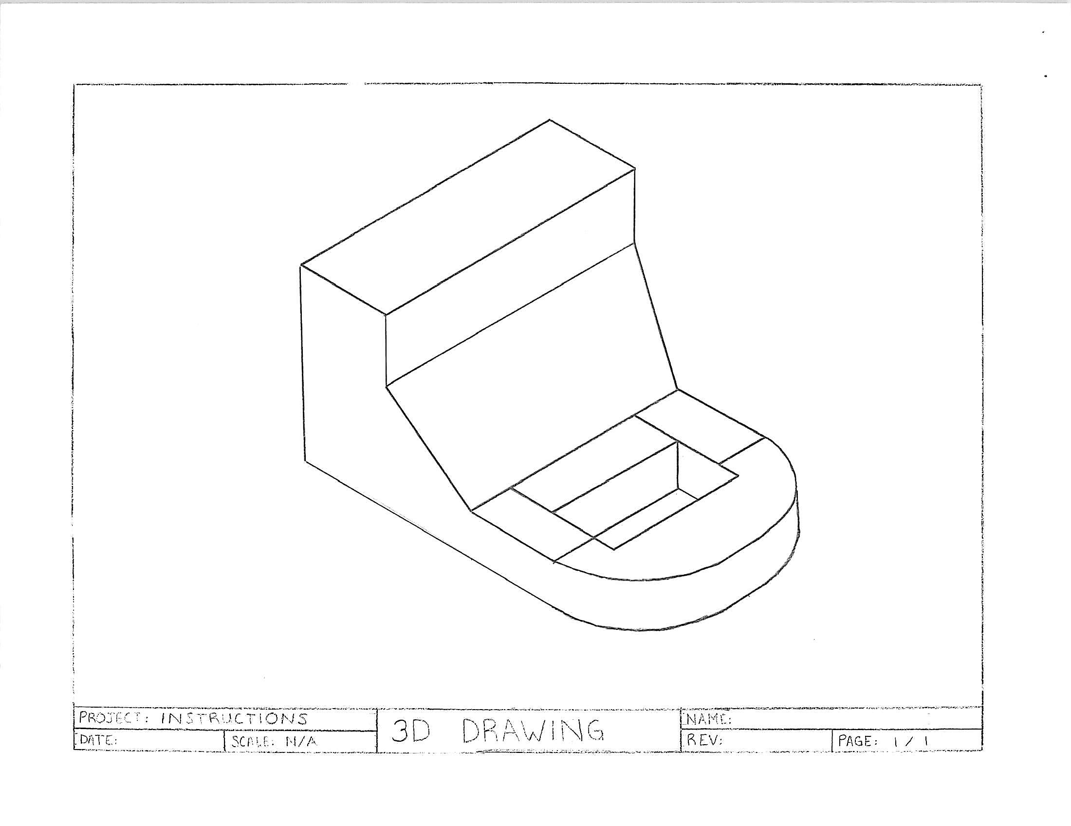 Technical Drawing in Three Dimensions 10 Steps Instructables