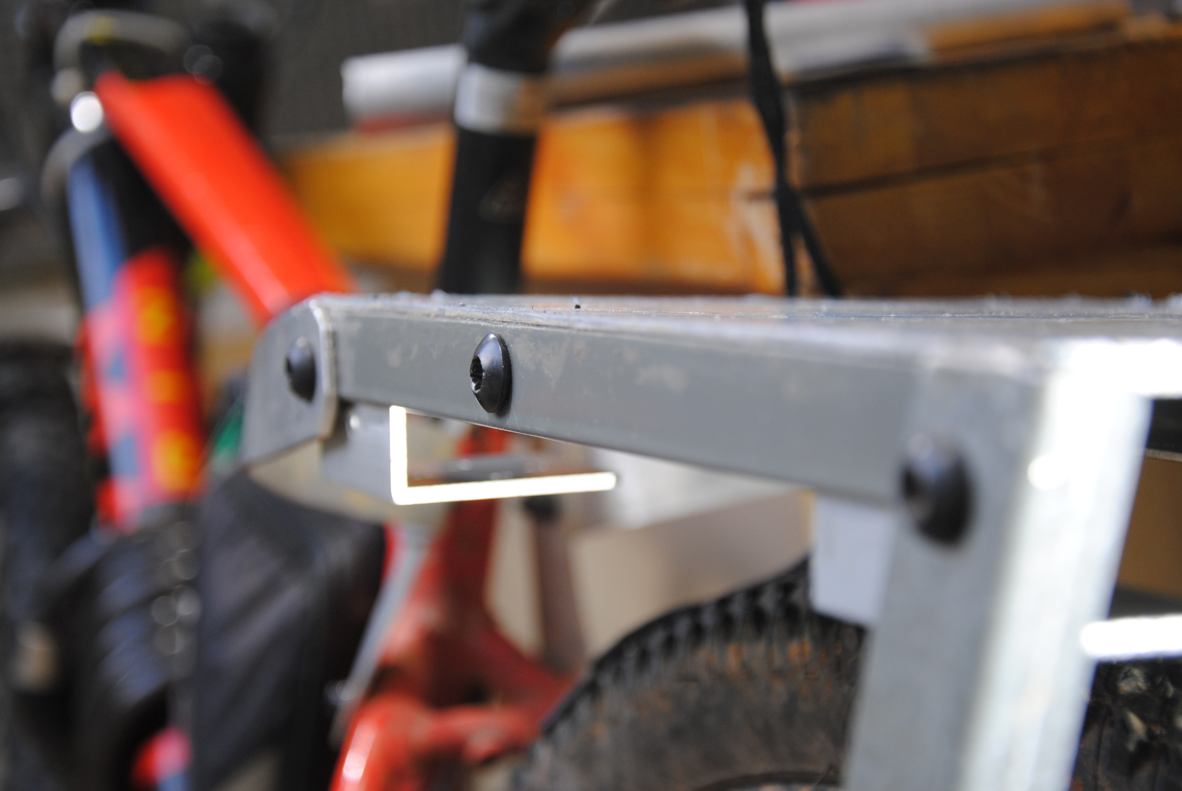 DIY Bike Rear Rack With a Ulock Mount! (no Welding) 16