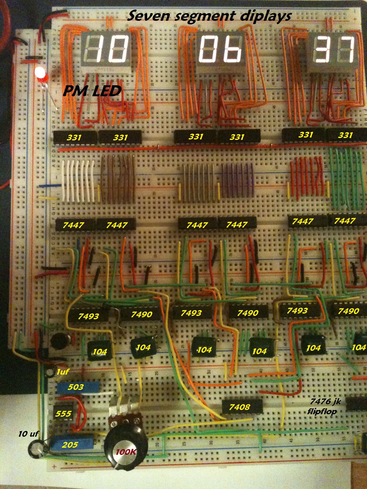12 Hour TTL Clock 4 Steps Instructables