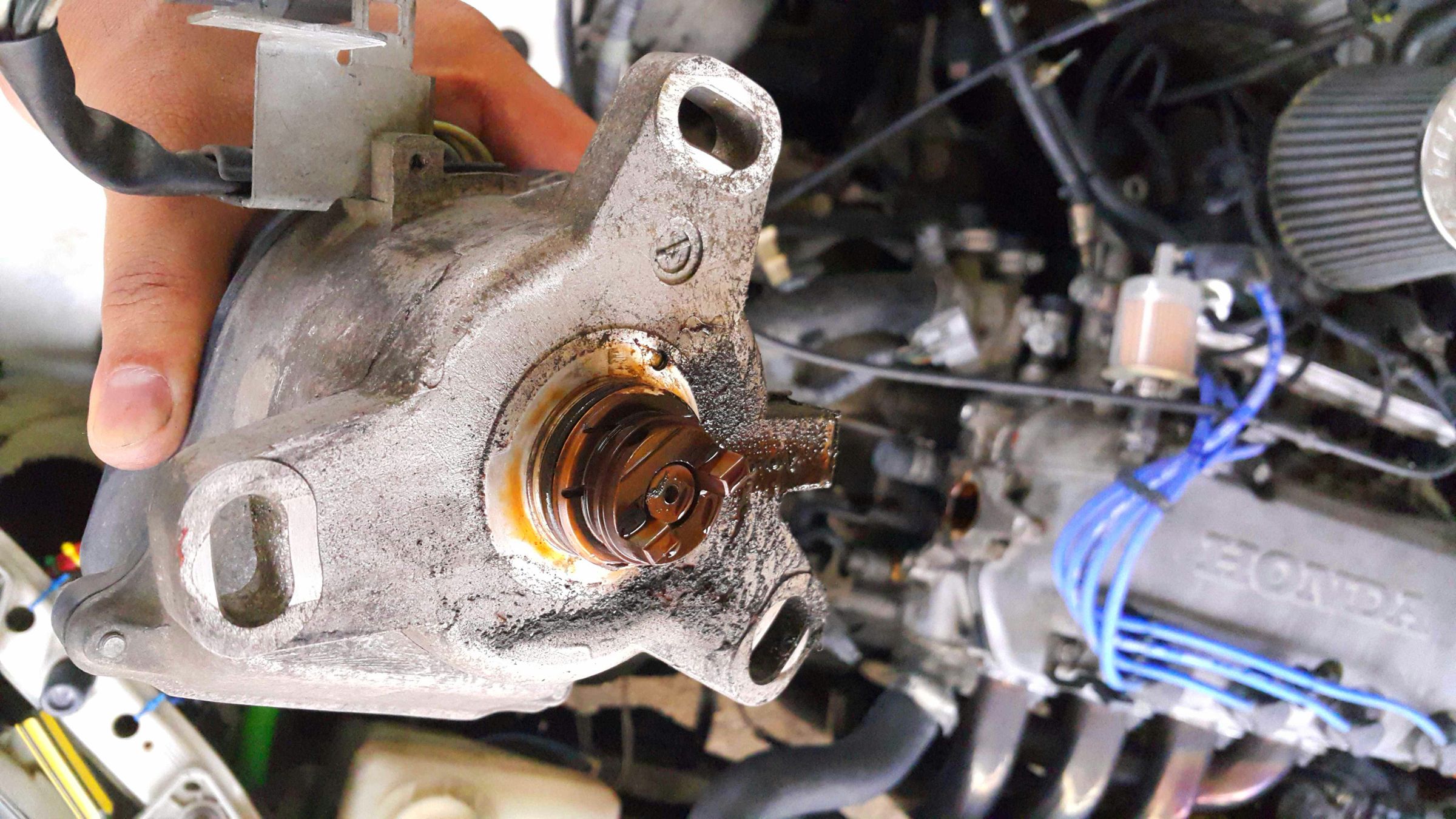 Replacing the Distributor Without Using a Timing Light (Honda Civic