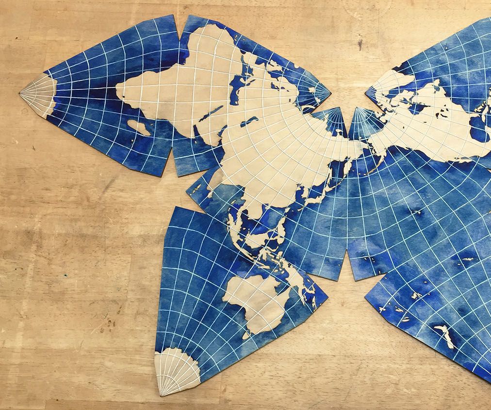 DIY guide for Laser Cut Butterfly World Map with step-by-step instructions