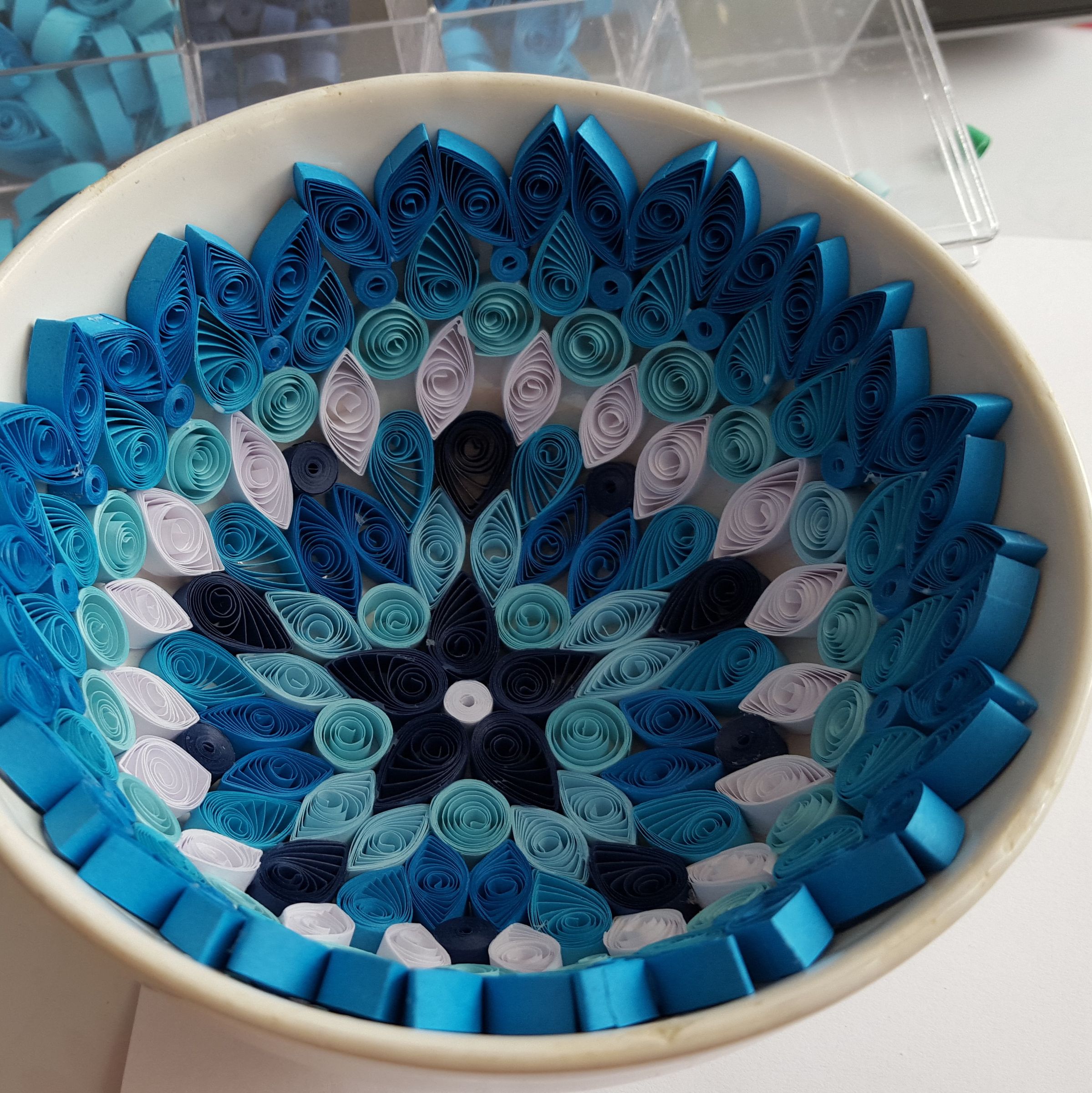 How It Is Made Quilled Paper Bowl 4 Steps (with Pictures