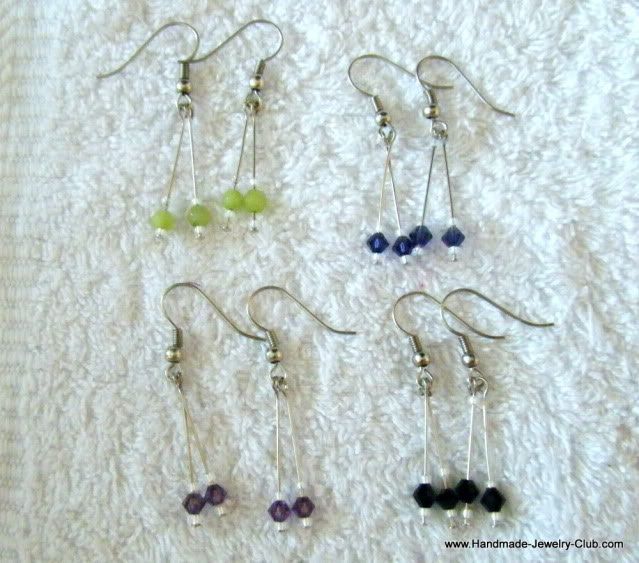 How to Make Earrings Using Headpins : 6 