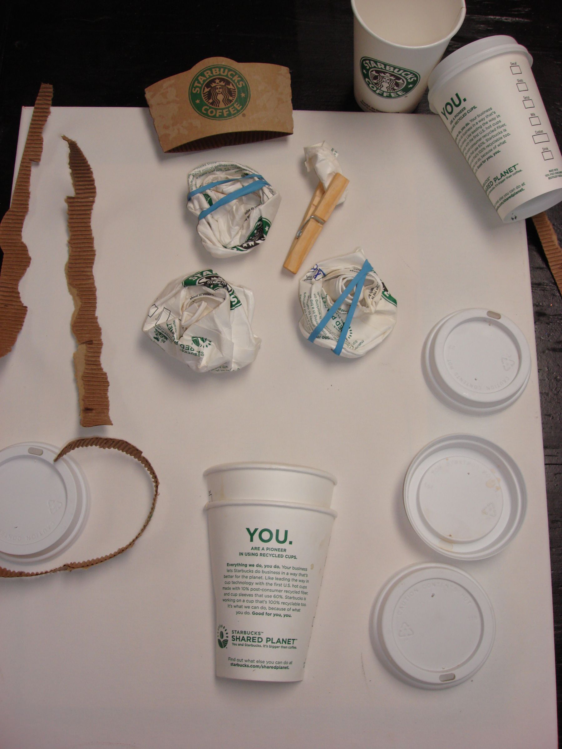 Cardboard Coffee Cup Collage Art BouquetPainted 3 Steps Instructables