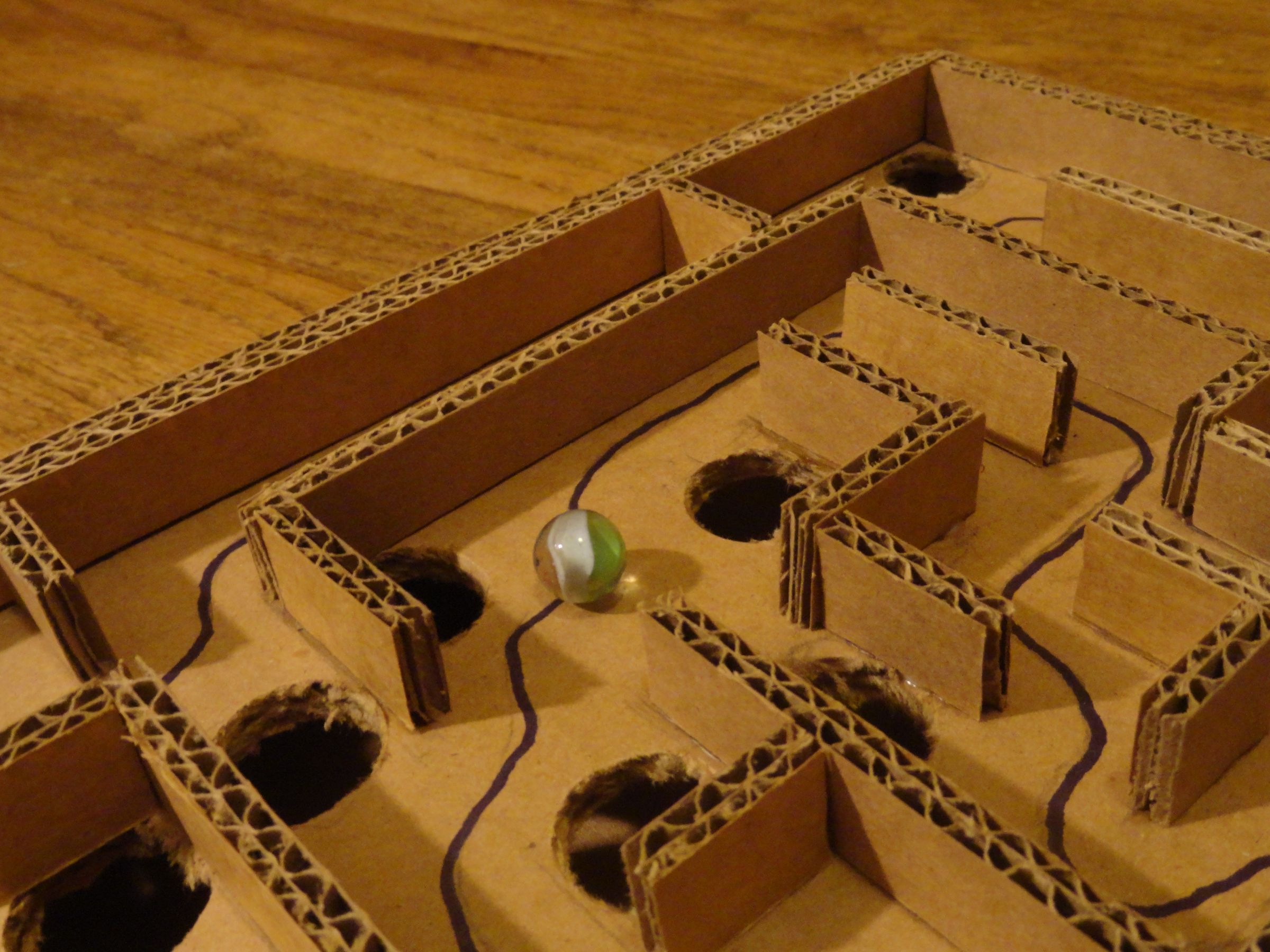 Cardboard Marble Labyrinth 16 Steps (with Pictures) Instructables