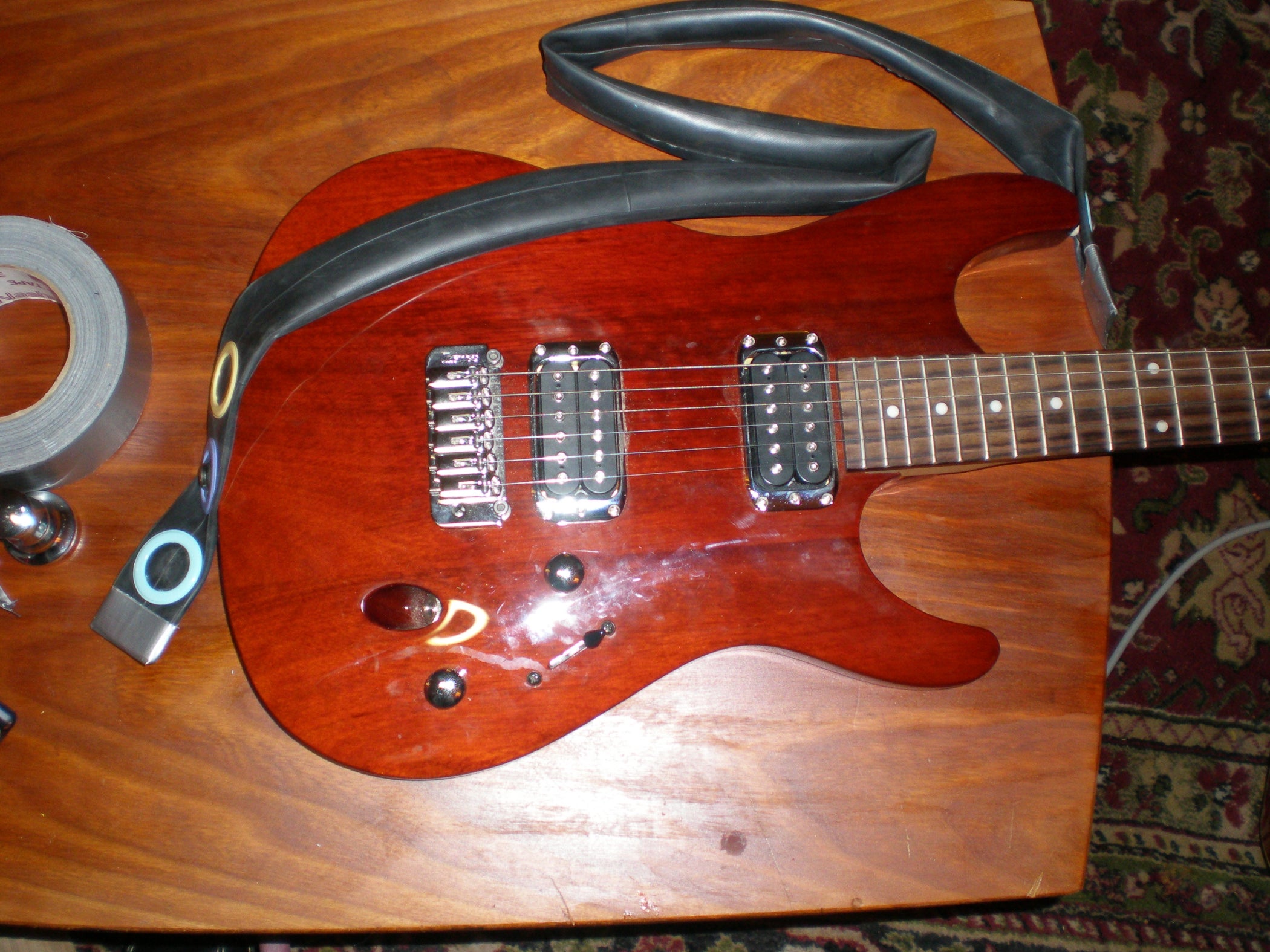 Adjustable Guitar Strap From Bike Inner Tube 9 Steps Instructables