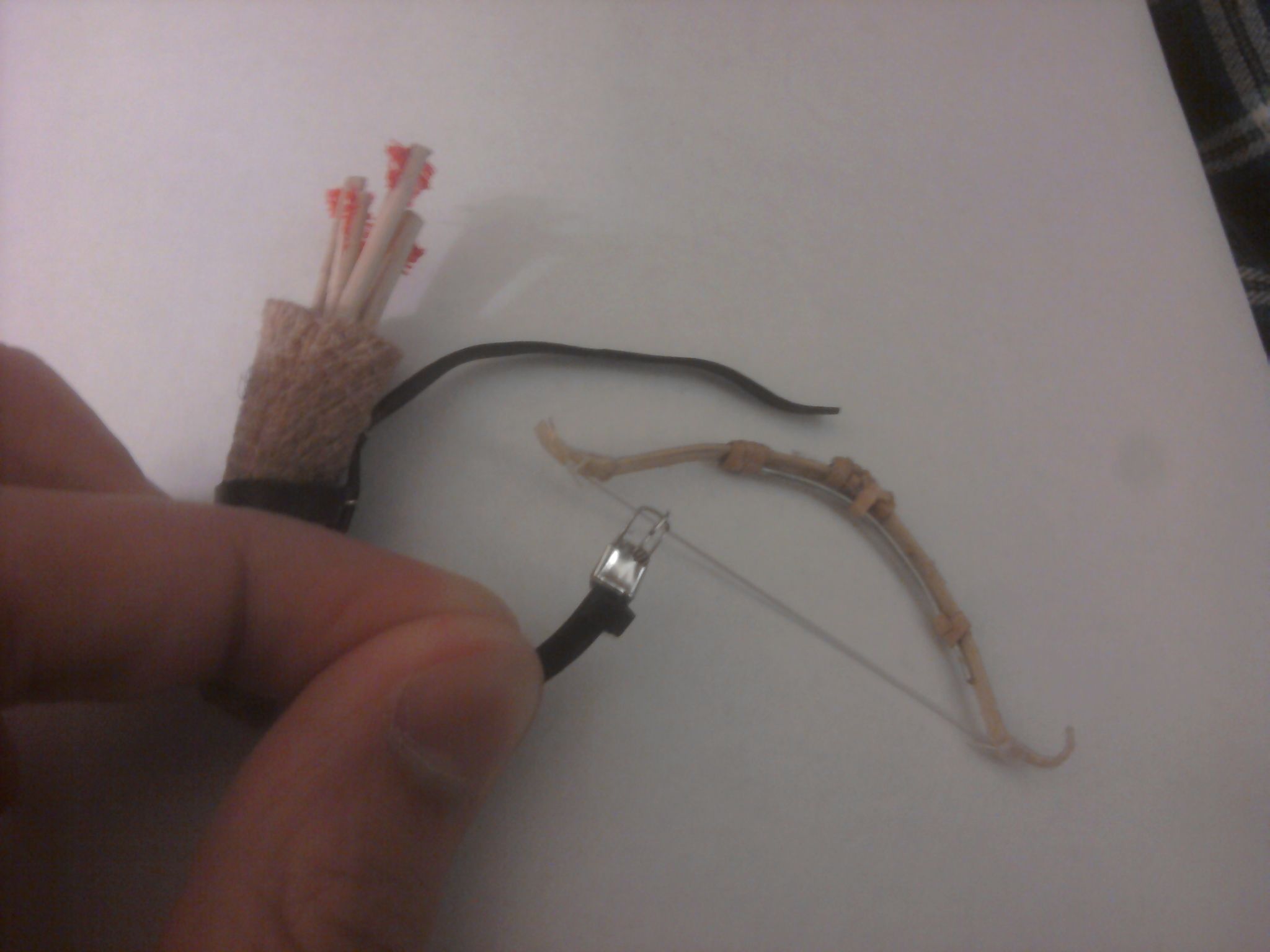 DIY Miniature Bow and Arrows 5 Steps Instructables