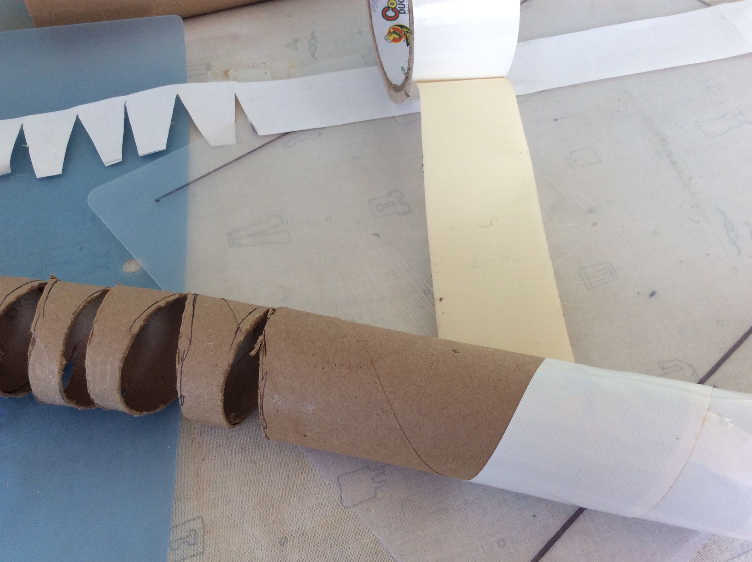 Large Cardboard Candy Canes 9 Steps Instructables