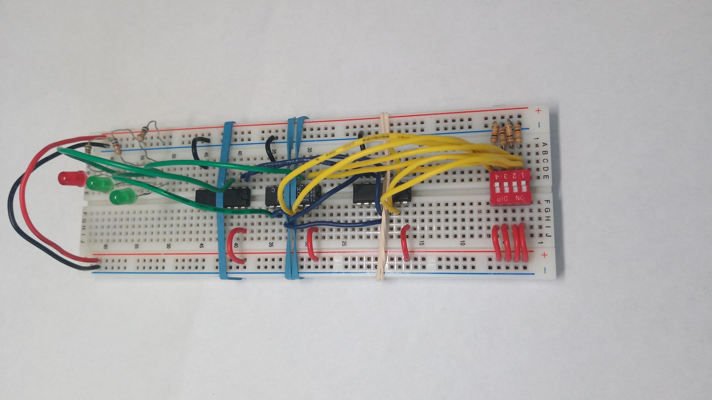 2 Bit Adder Binary and Decimal Calculator 14 Steps (with Pictures