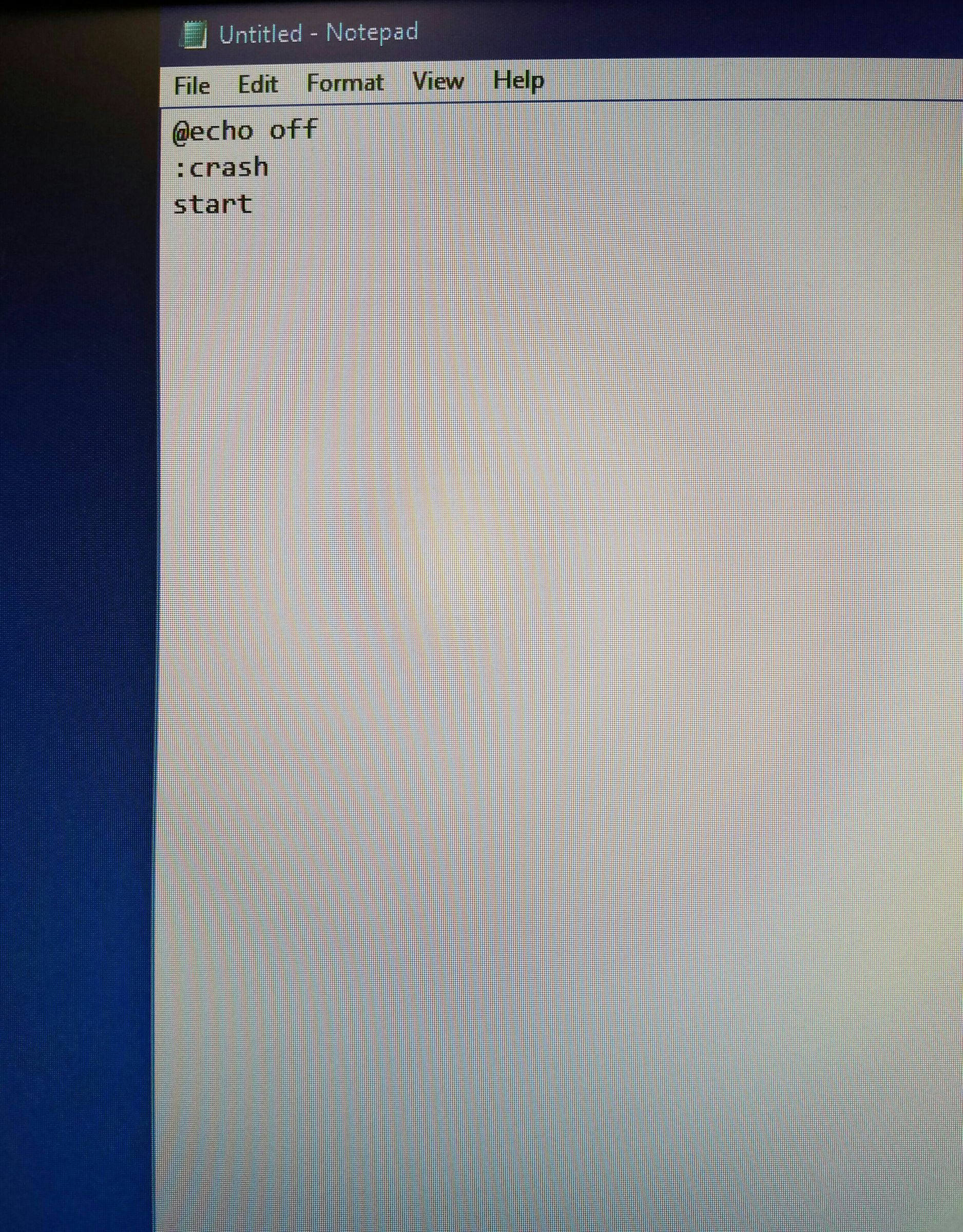 How to Crash Any Computer With a Batch File! : 10 Steps - Instructables