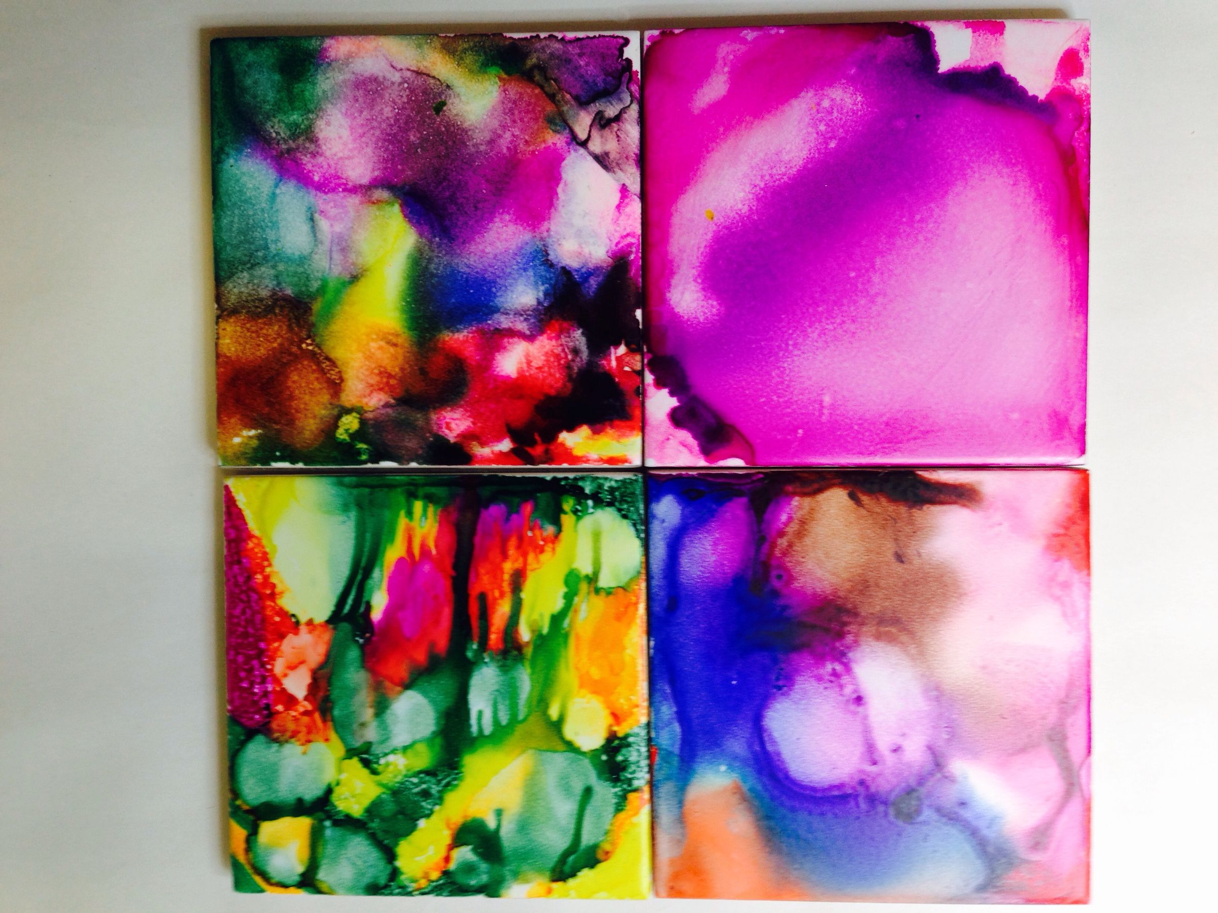 Rainbow Tile Art Coasters 6 Steps (with Pictures) Instructables
