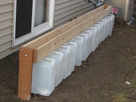Gutterless Rain Barrel - a