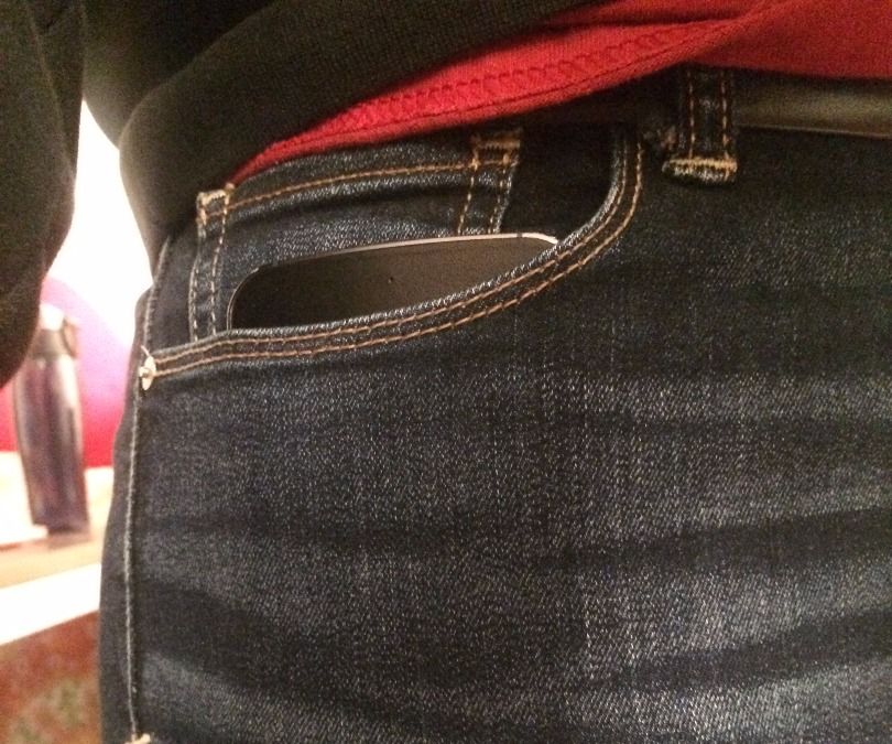 mens jeans with large front pockets