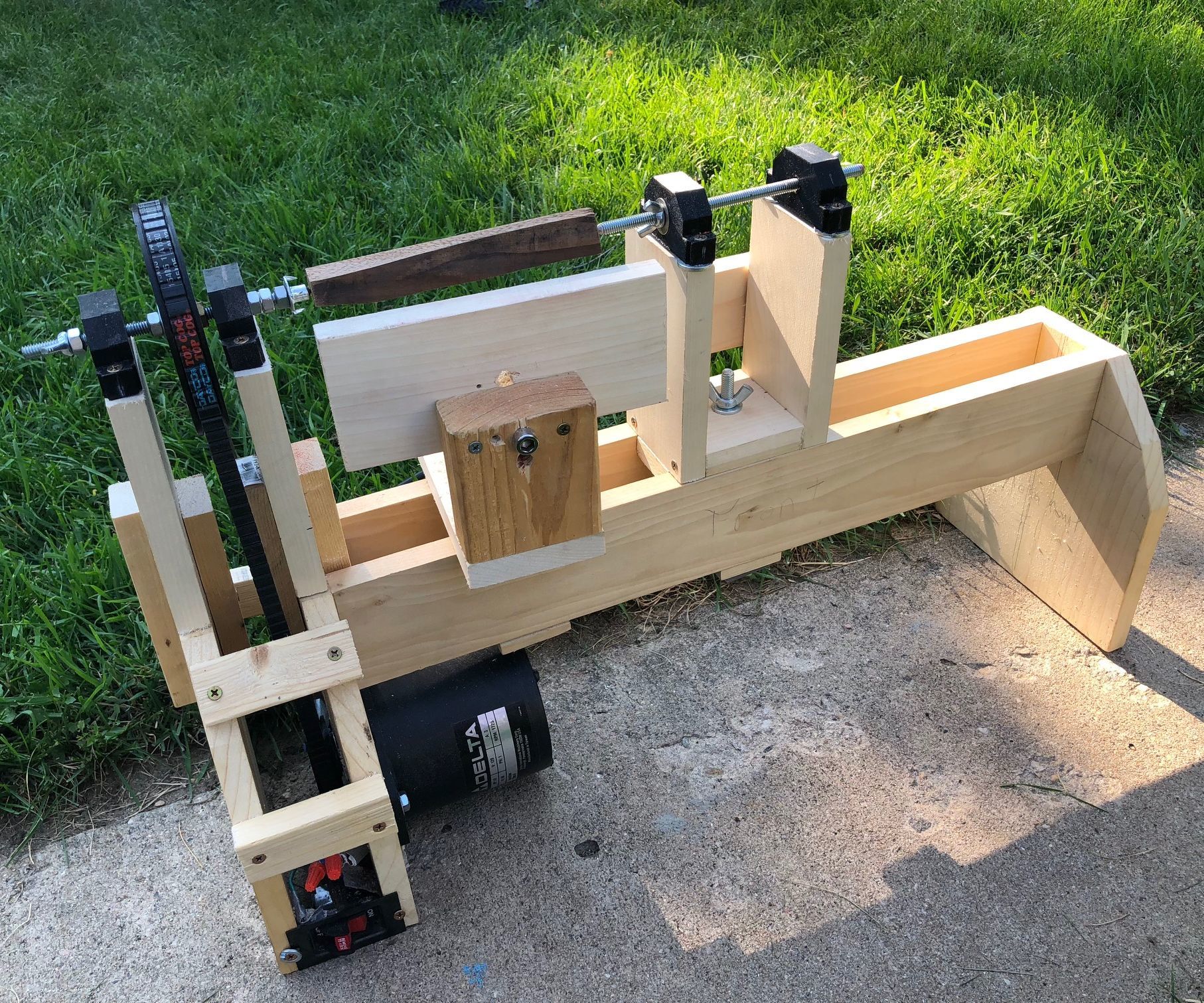 Homemade Wood Lathe 9 Steps (with Pictures) Instructables