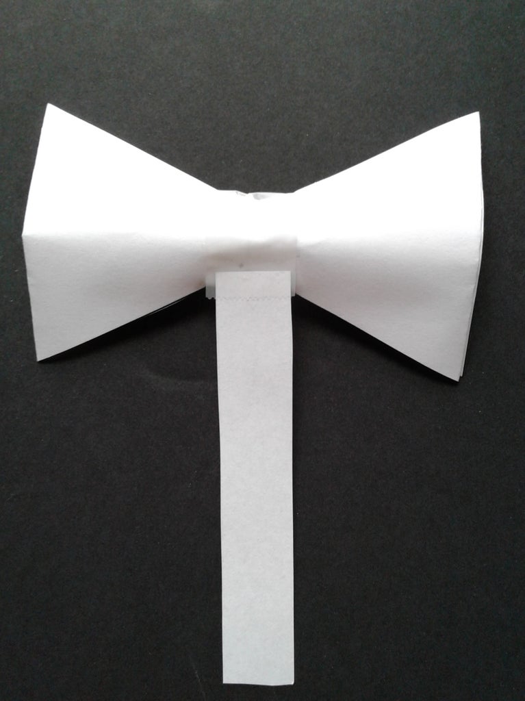 paper bow tie 6 steps with pictures instructables