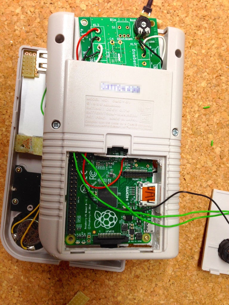 Raspiboy Raspberry Pi Gameboy Superpiboy A Raspberrypi Inside A Gameboy 9 Steps Instructables
