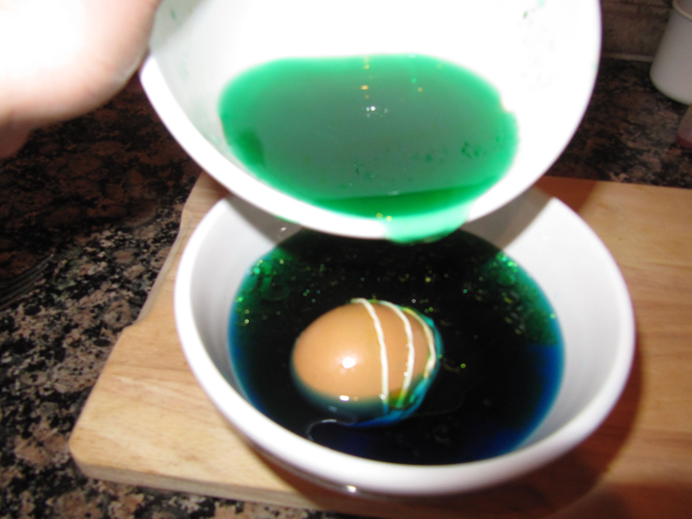 Marbleized Rubber Band Eggs 5 Steps Instructables