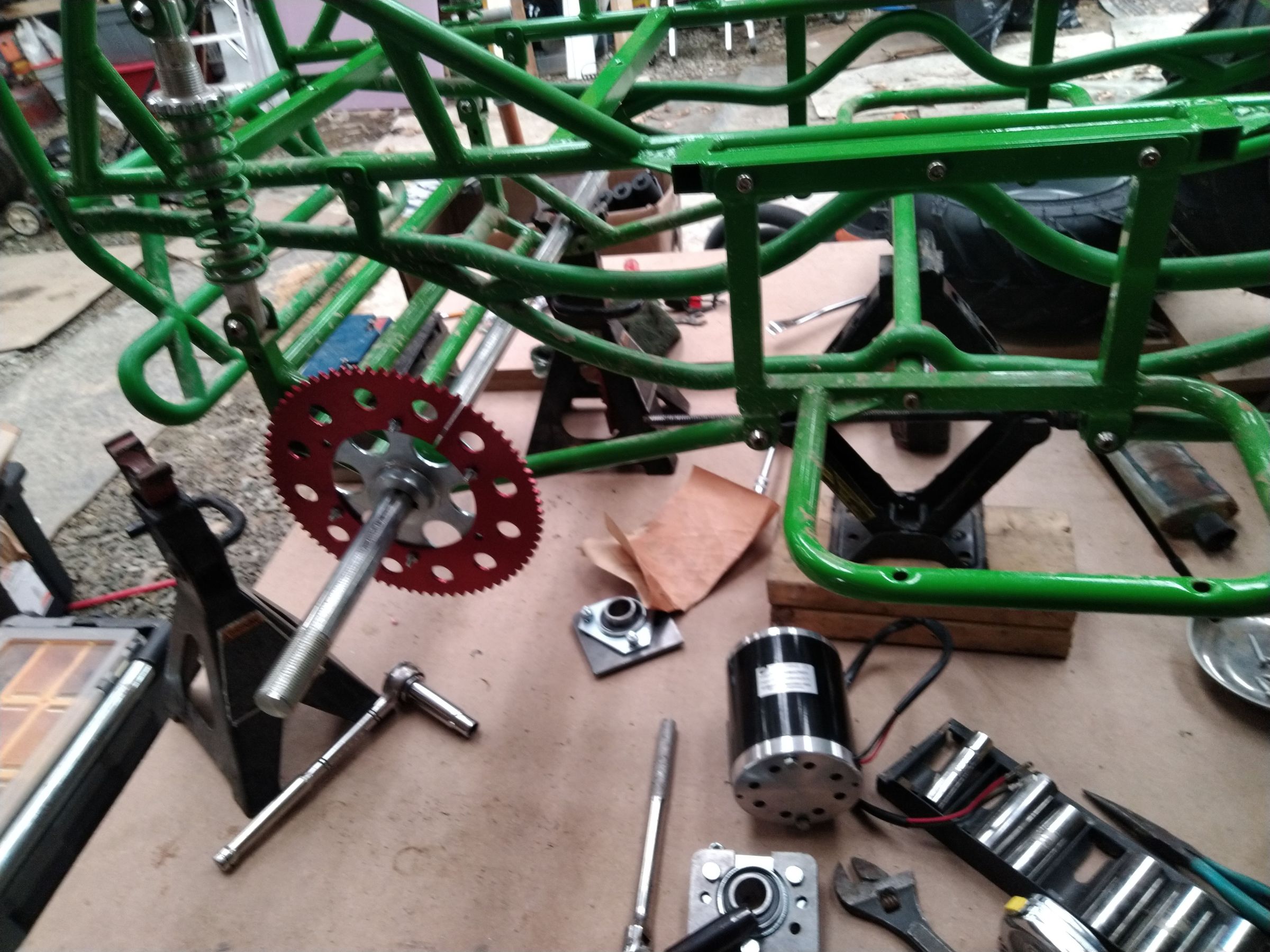 Converting 24v Grave Digger Power Wheels Into an Electric Gokart With