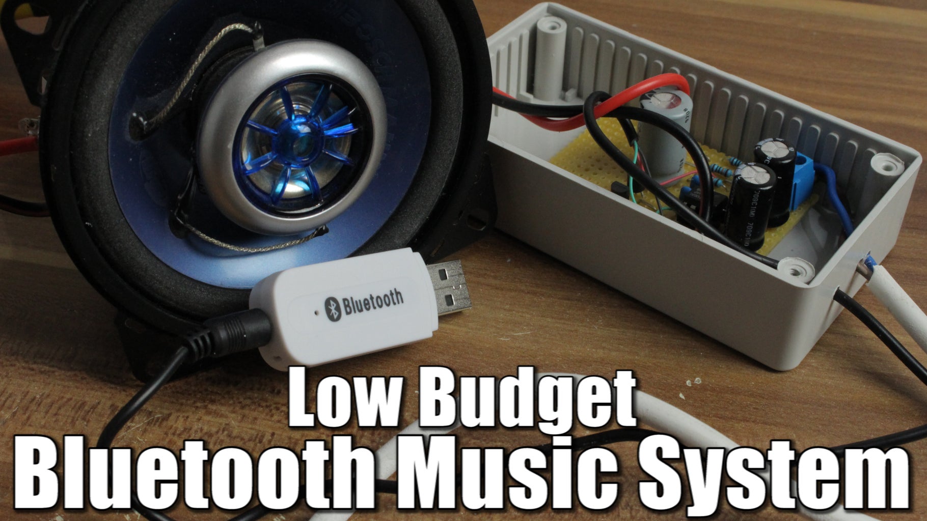 Make Your Own Low Budget Bluetooth Music System : 5 Steps (with ... Circuit Diagram