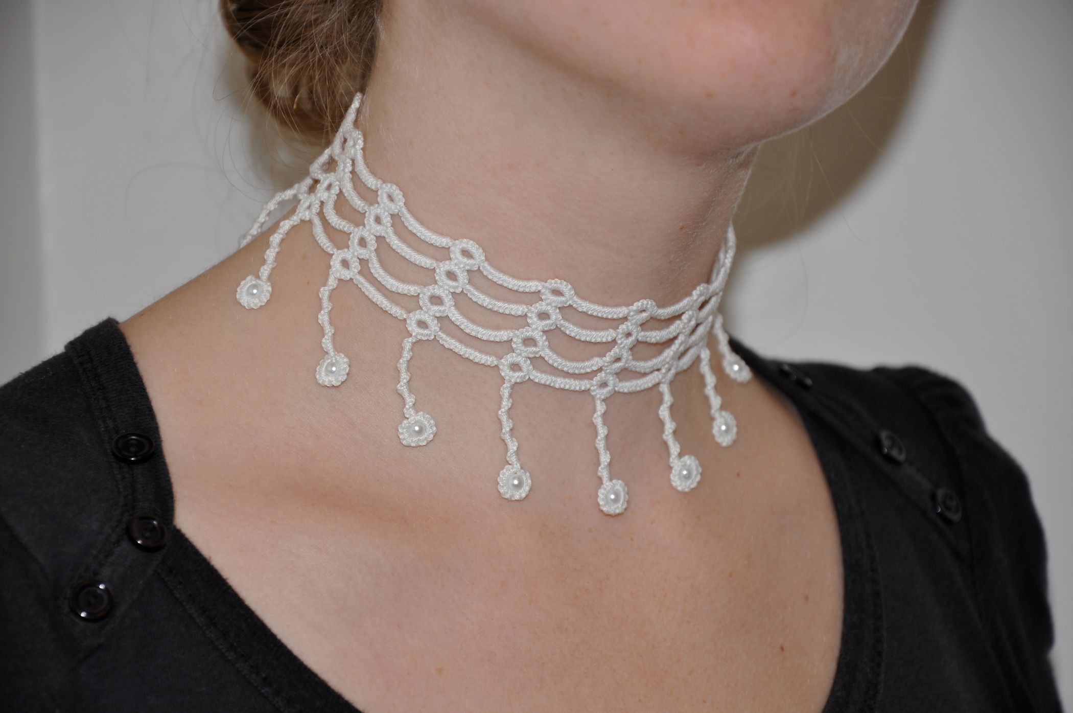 Tatted Chandelier Choker 6 Steps (with Pictures) Instructables