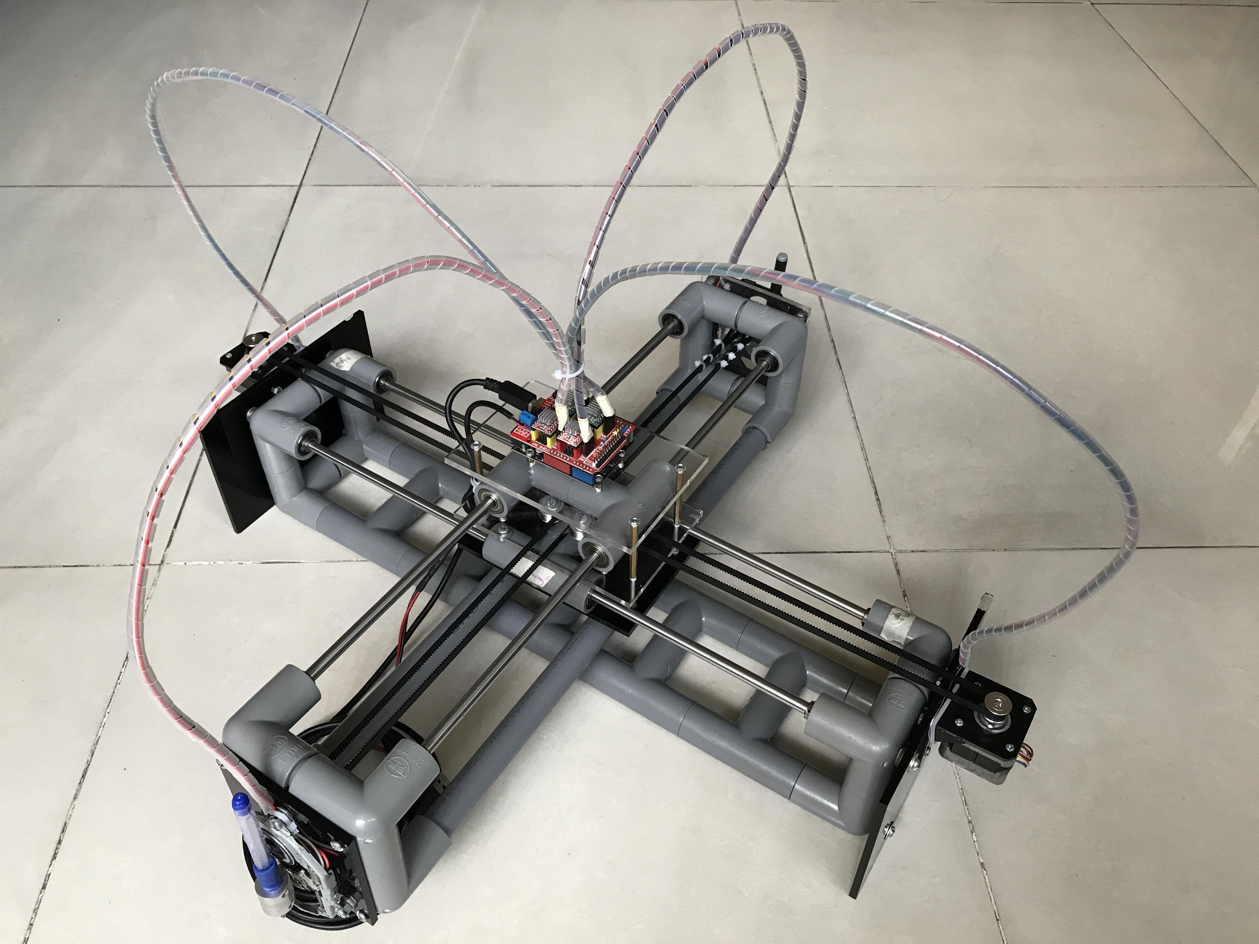 Dual-Task CoreXY DrawBot : 15 Steps (with Pictures