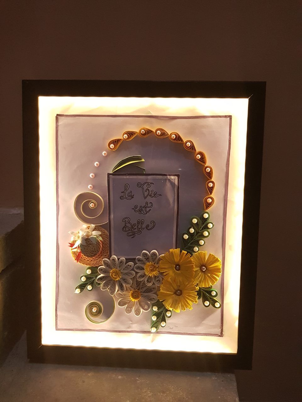 Download Led 3d Quilled Frame 6 Steps With Pictures Instructables