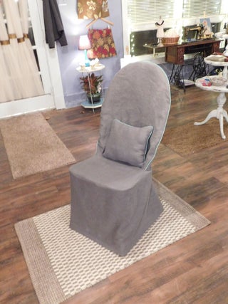 Dining Chair Slipcover Easy 9 Steps With Pictures Instructables Dining Chair Slipcover Easy 9 Steps, Oval Dining Chair Covers