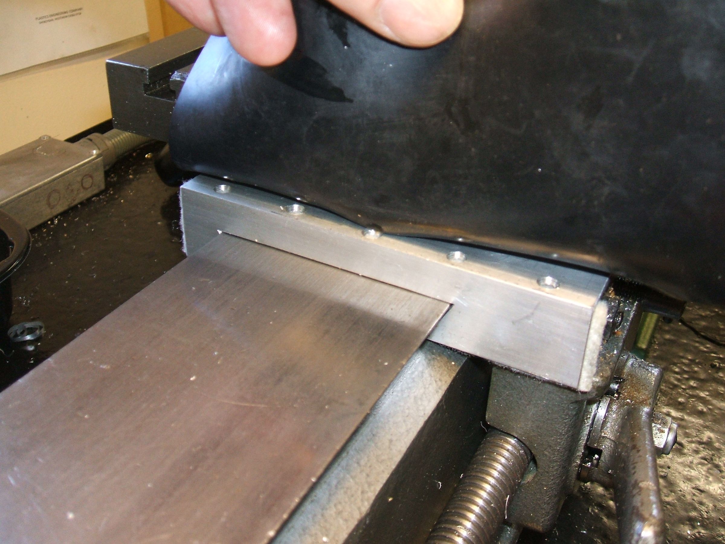 DIY Ways Wiper for Swarf Protection on a Myford ML10 Lathe 3 Steps