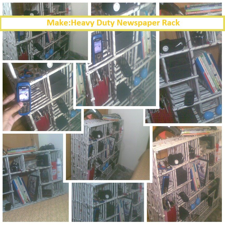 MakeHeavy Duty Newspaper Rack 7 Steps Instructables