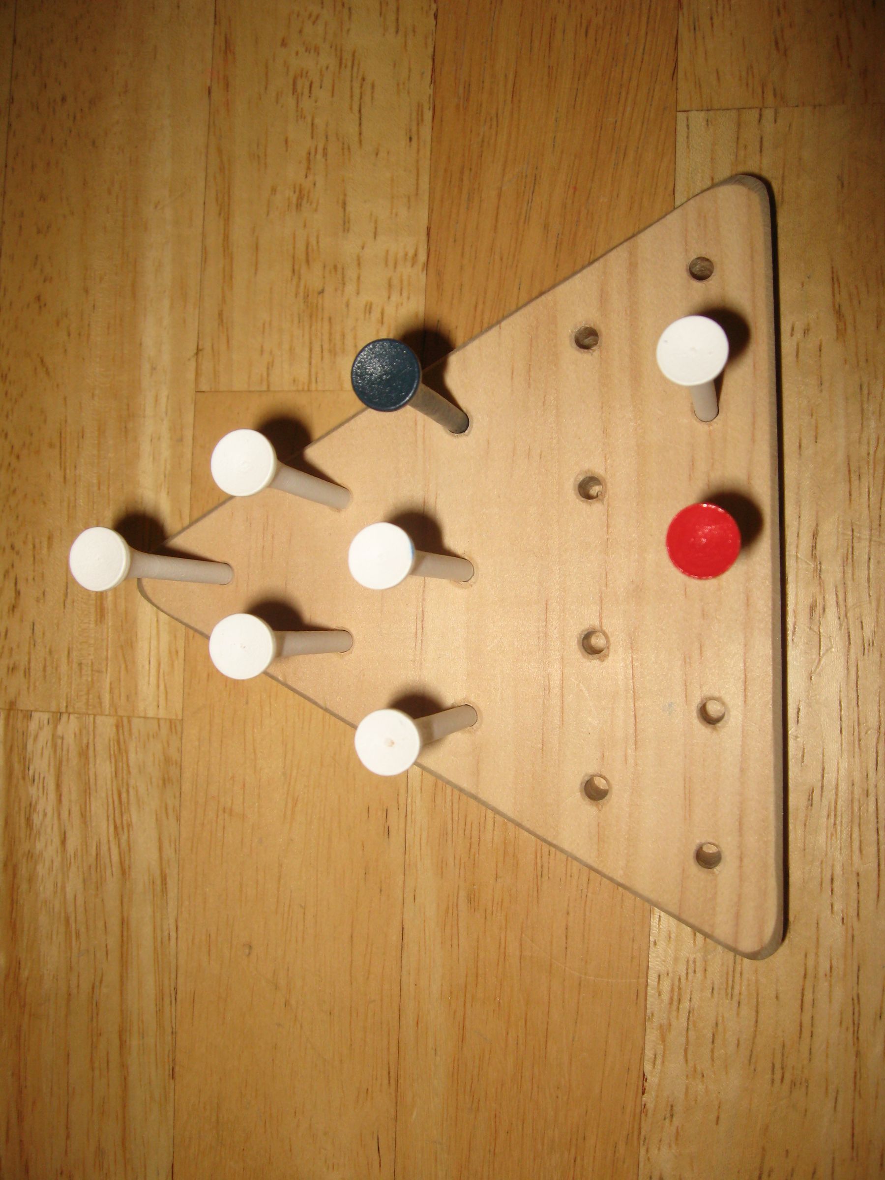 How to Solve the Triangle Peg Game 3 Steps Instructables