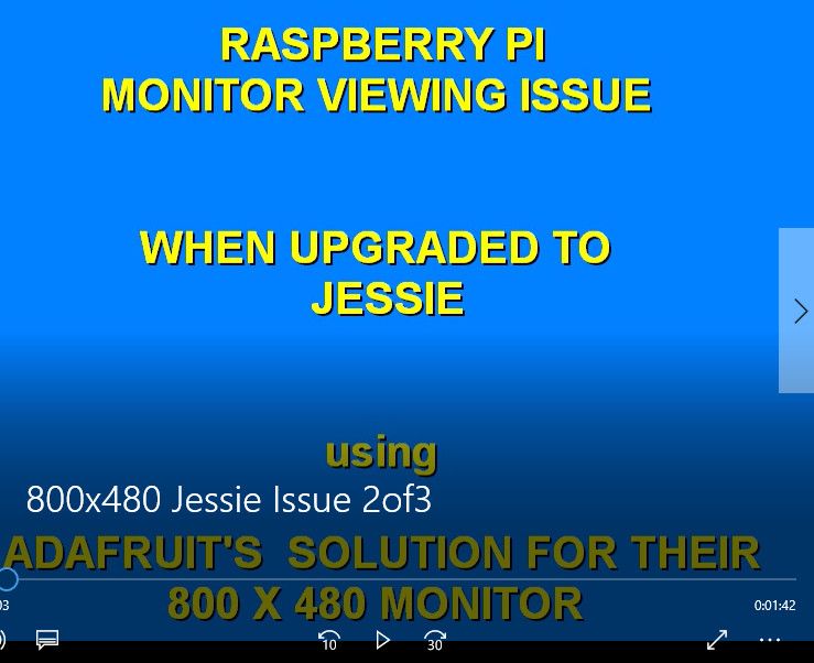 800 X 480 5 Hdmi Display Using Jessie With Pixel Resolution Issue 3 Steps Instructables