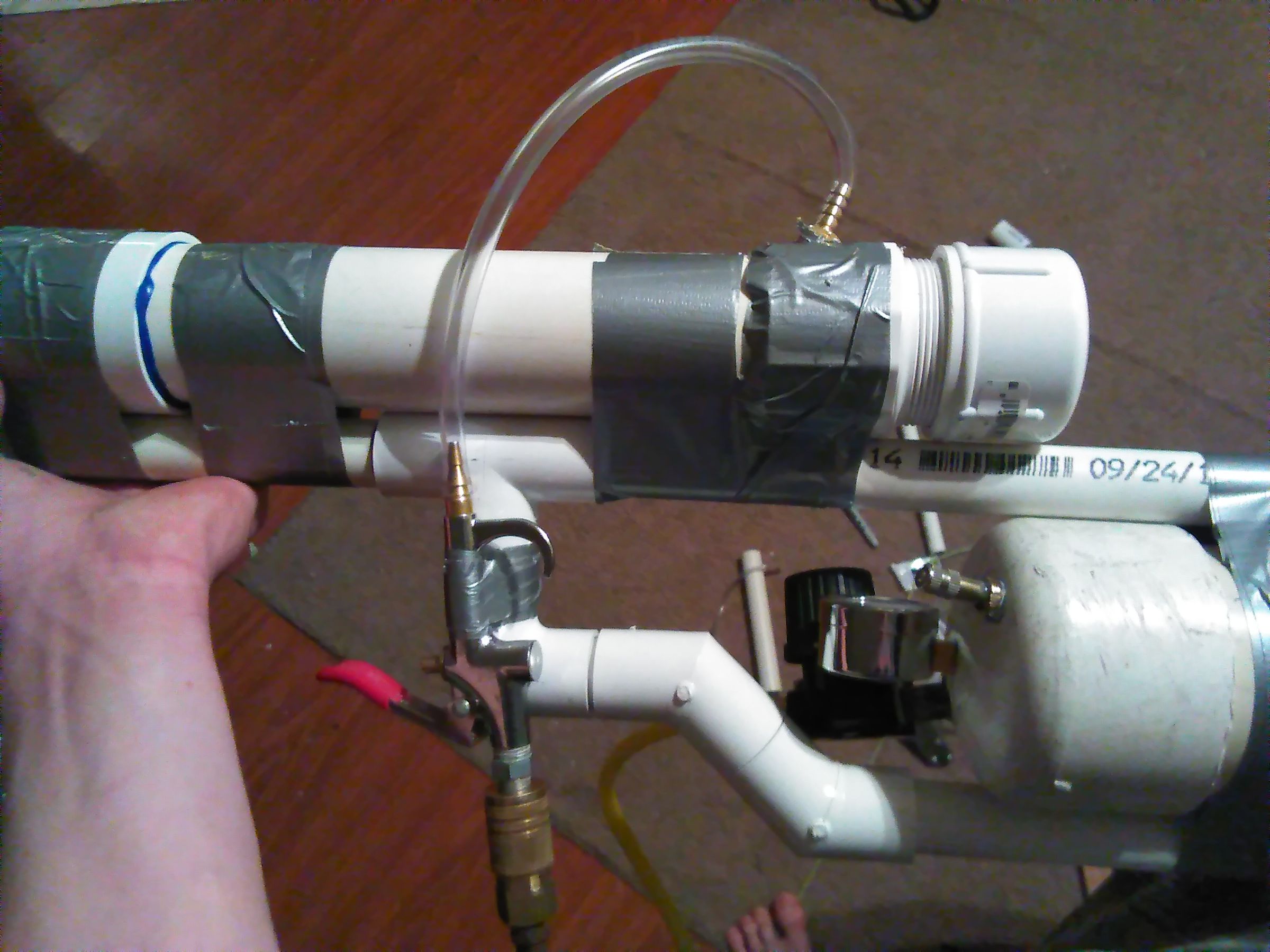 DIY Powdered Coffee Creamer Flamethrower!! 7 Steps (with Pictures