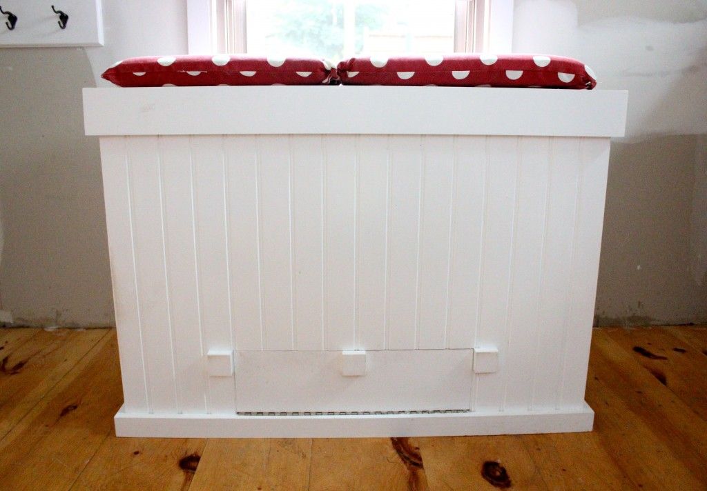 cat litter box bench