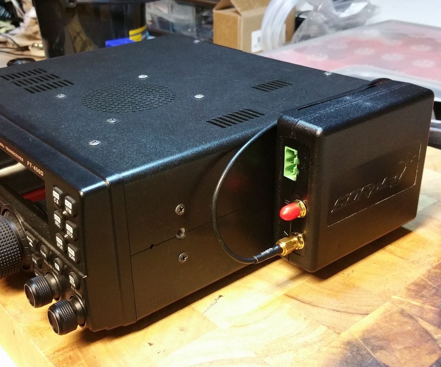 Yaesu FT450D RF Tap Modification for SDR 8 Steps (with Pictures