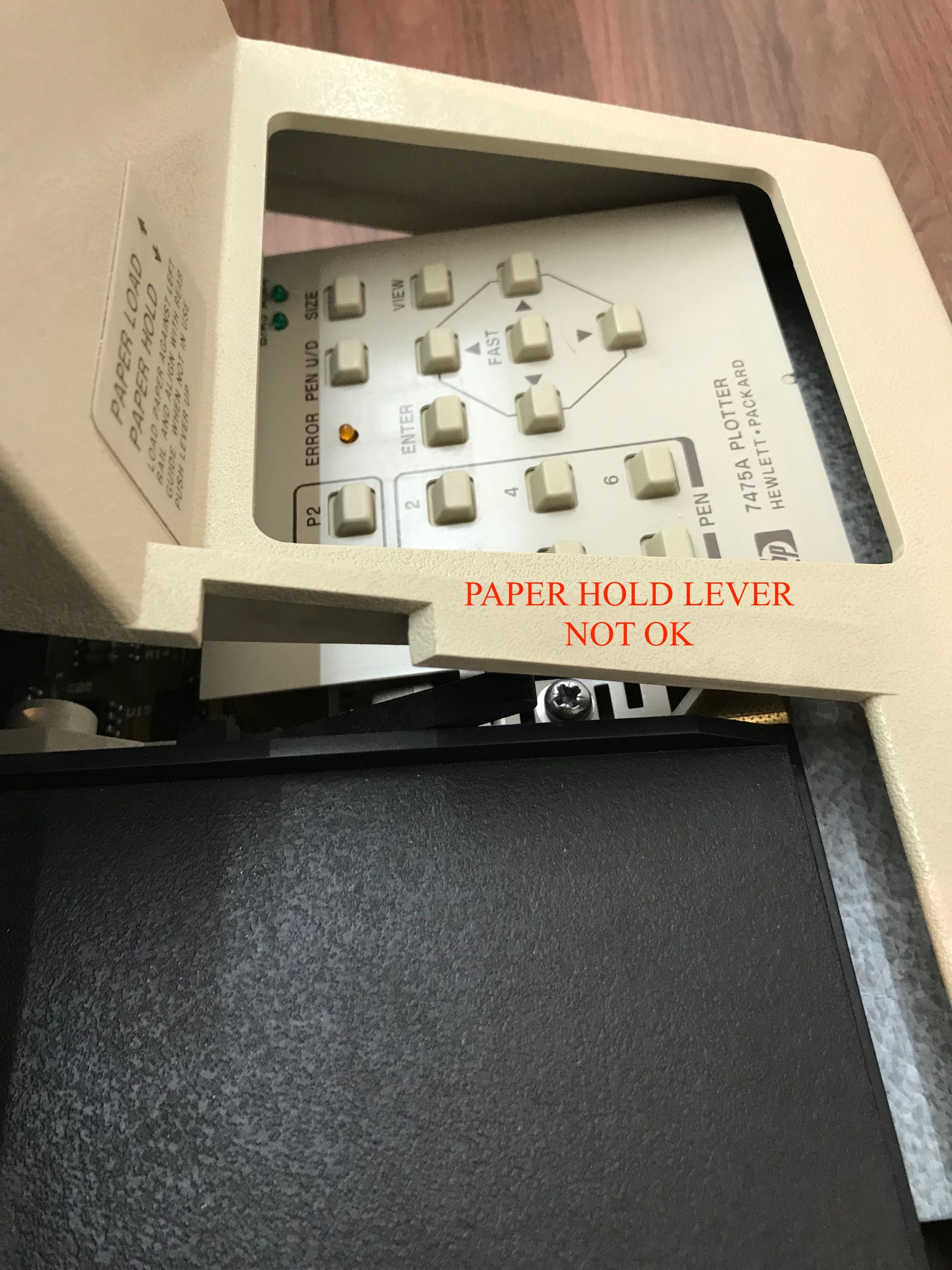 hp 7475a plotter