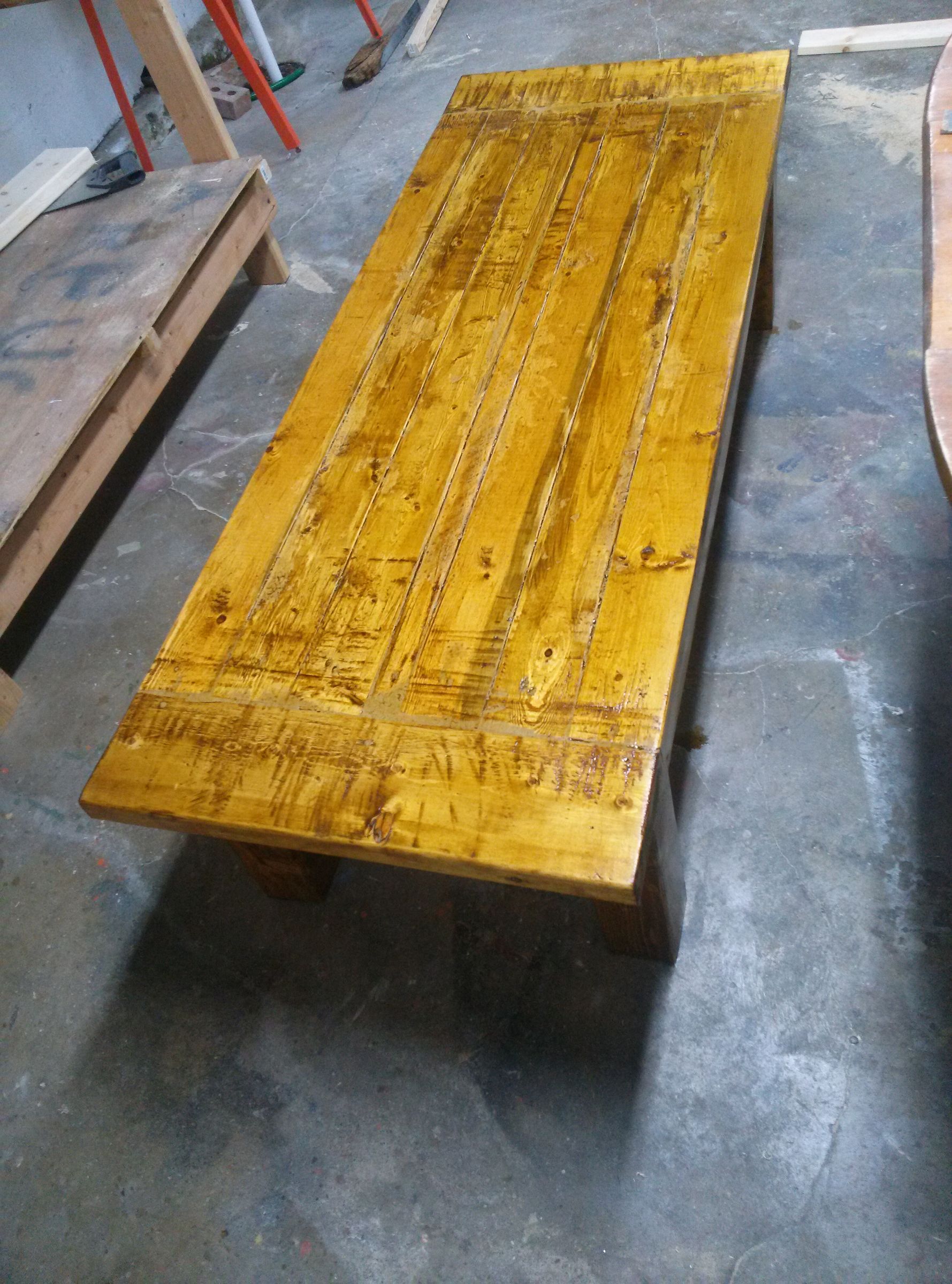 Beautiful Inexpensive Rustic Coffee Table 16 Steps (with Pictures