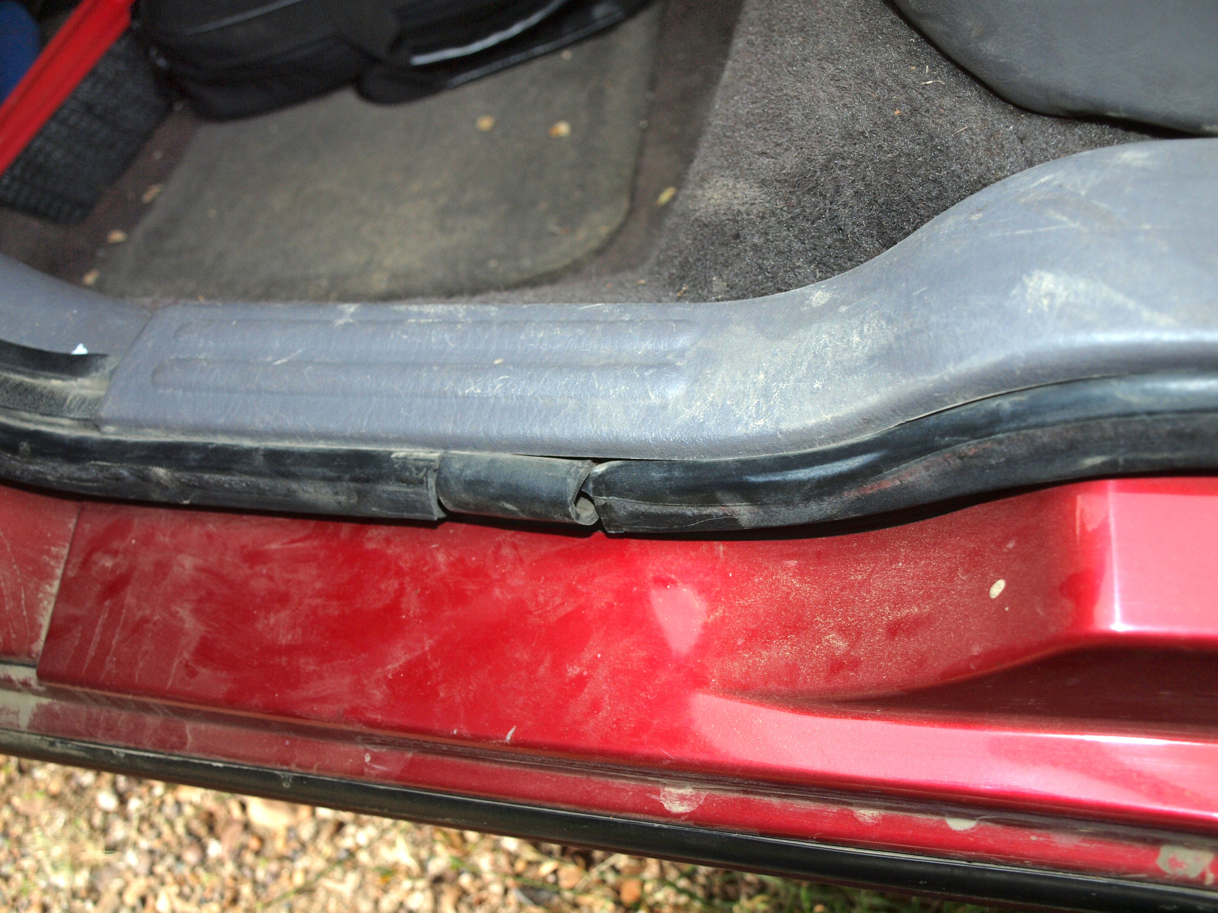 An Easy and Permanent Fix for Older Car Door Seals. 3 Steps (with