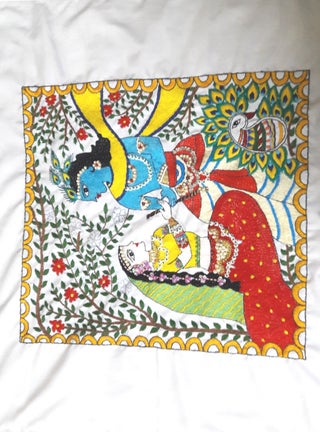 Radha Krishna in Madhubani Art Form : 4 Steps (with Pictures) -  Instructables