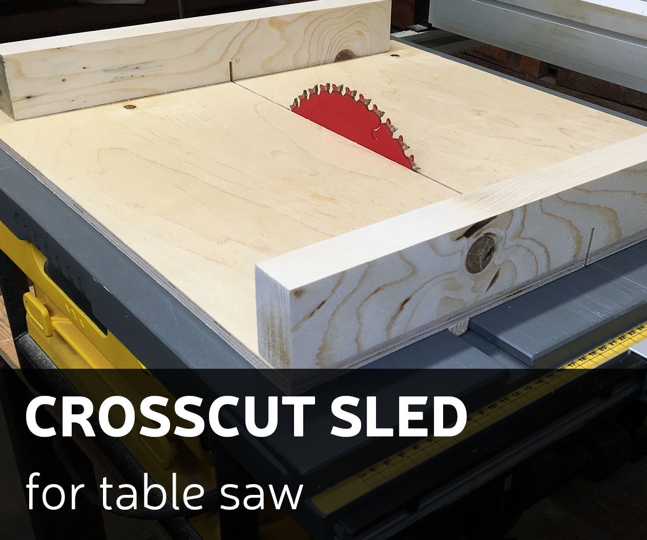 How To Make A Crosscut Sled For Table Saw at Ben Debra blog