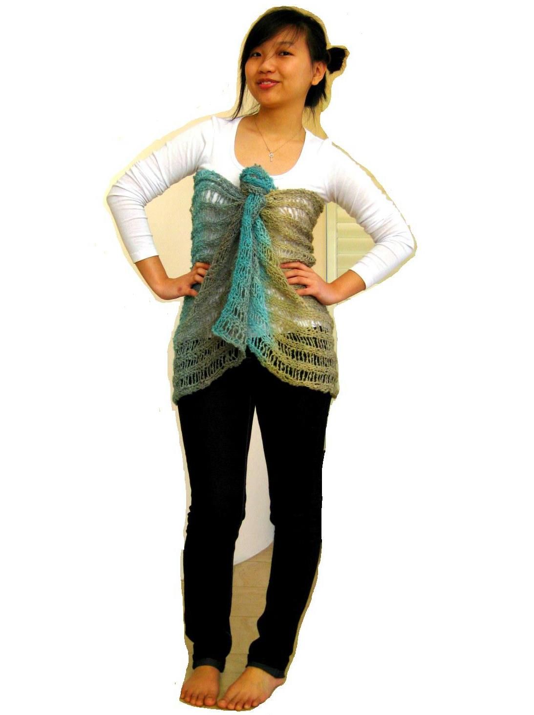 how to wear a shawl cuff