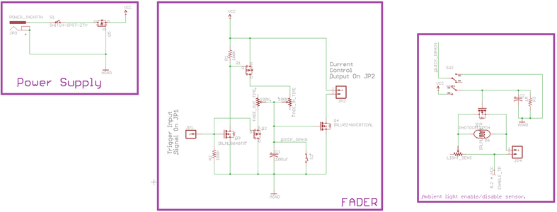 Simple Analog Fade-in, Hold, Fade-out Circuit (used Here for Night