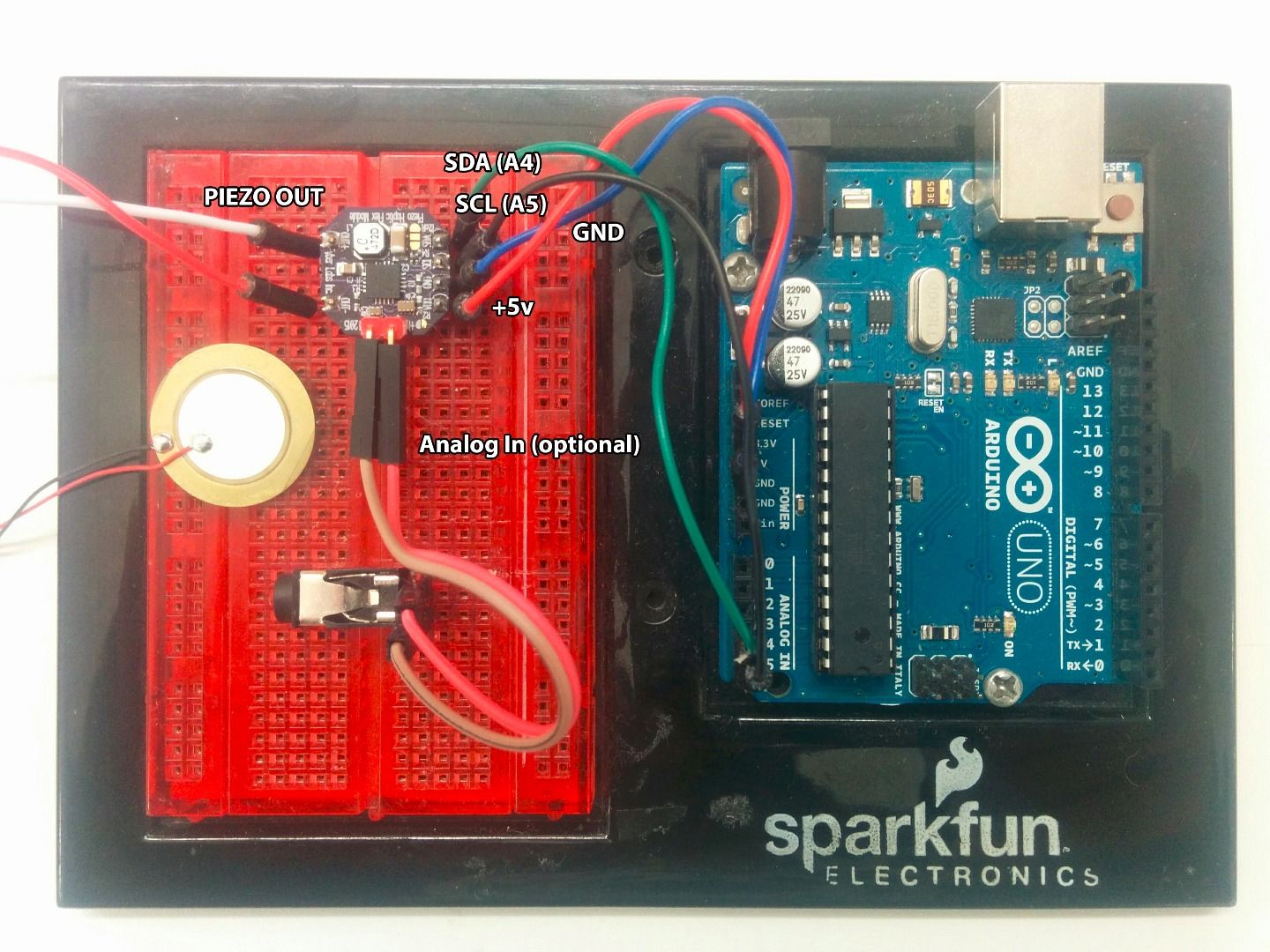 Arduino DRV 2667 Haptic Piezo Driver Control Instructables