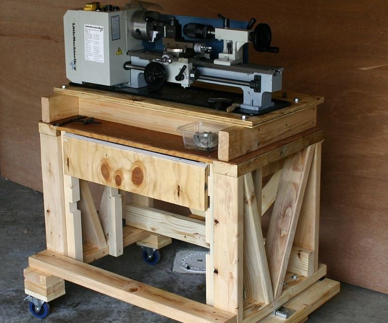 AntiWobble Wheeled [Lathe] Table 8 Steps (with Pictures) Instructables