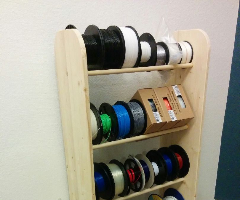 Super Simple Spool Storage Rack 5 Steps with Pictures Instructables Super Simple Spool Storage Rack 5 Steps with Pictures Instructables