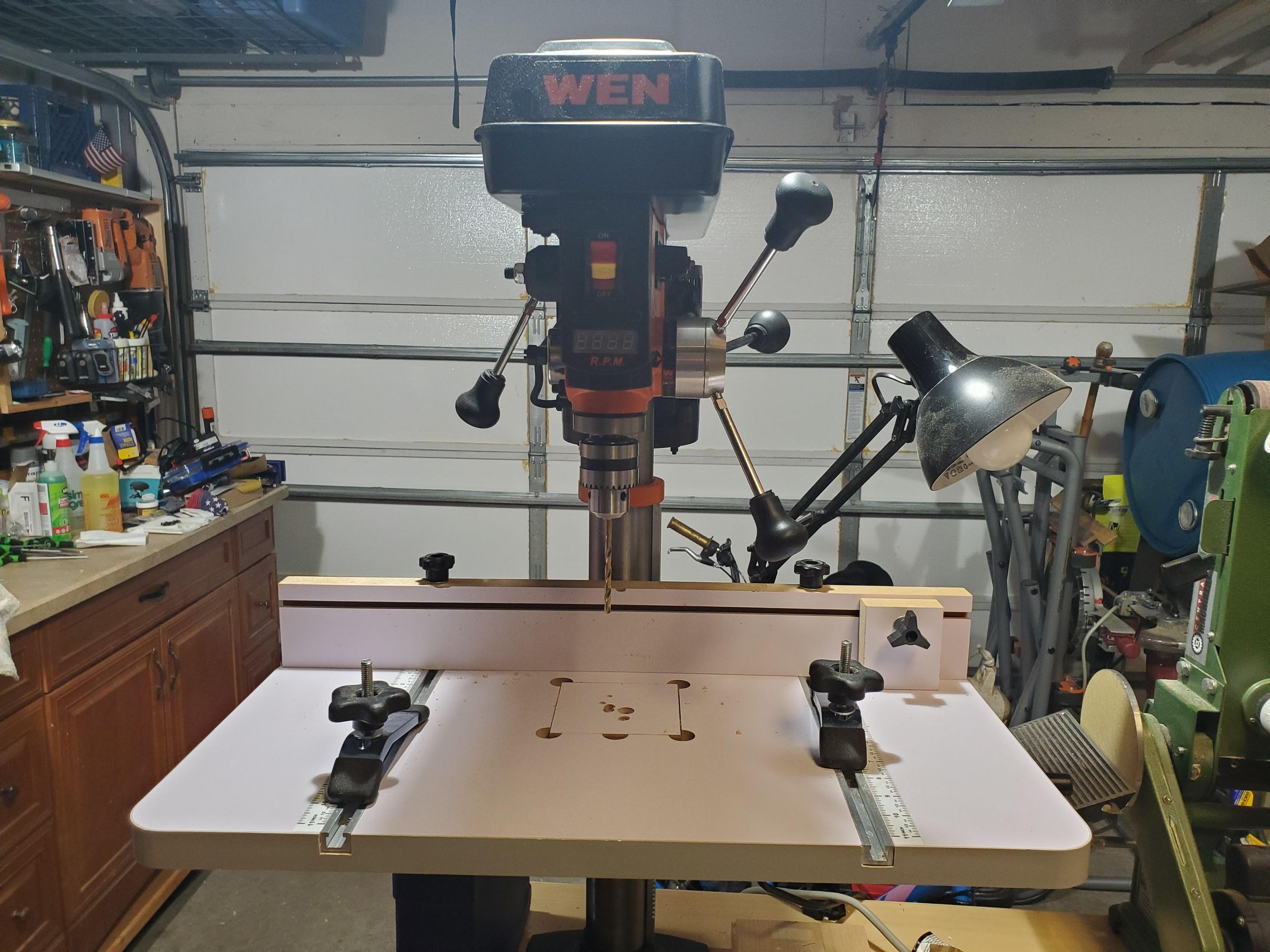WEN Drill Press Table Adjustment Handle Extension 6 Steps (with