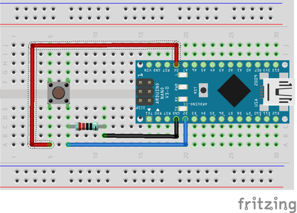 Control Built-in LED Using Push Button With Arduino Nano : 3 Steps ...